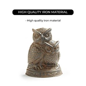 Antique Decor Decorative Owl Door Stopper - Cast Iron Door Stops for Bottom of Door - Rustic and Unique Decor Door Stop