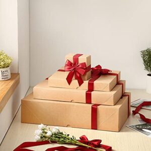 MOMONI 13 Premium Kraft Gift Boxes with Lids of Assorted Sizes with 4 inch Deep Robe Boxes- Wrapping Boxes Set Christmas Gift Boxes for Christmas Gifts, Birthday, Holiday, Father's Day, Mother's Day, Birthday and More