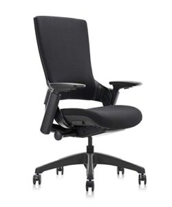 clatina ergonomic high swivel executive chair with adjustable height 3d arm rest lumbar support and upholstered back for home office black bifma certification no. 5.1
