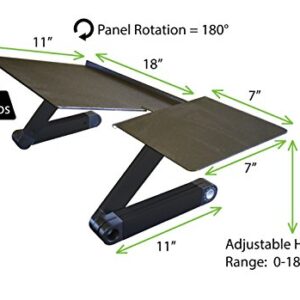 WorkEZ Keyboard and Mouse Tray ergonomic on-desk riser stand adjustable height angle negative tilt Raise computer keyboards to Standing Height sit stand-up standing accessories lift black