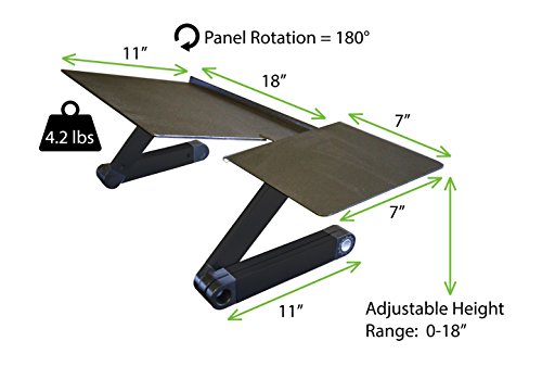 WorkEZ Keyboard and Mouse Tray ergonomic on-desk riser stand adjustable height angle negative tilt Raise computer keyboards to Standing Height sit stand-up standing accessories lift black