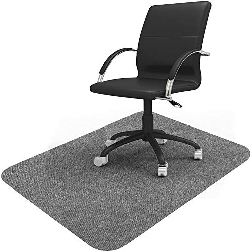 Vicwe Office Chair Mat, 1/6" Thick 56" x 36" Multi-Purpose Low Pile Desk Chair Mat for Hardwood Floor Only, Upgraded Version (Light Gray, 36"x56")