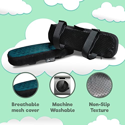 Memory Foam Armrest Pads - Office Chair armrest Pads with Cooling Gel - Wheelchair armrest Covers - Gaming Chair Arm Cushions Pads -Computer Chair Arm Covers - Desk Chair Elbow Pillow