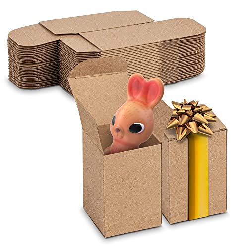 MT Products Tuck Top Kraft Paperboard Gift Box Perfect Packaging for Any Occasions Easily Assembles 2 x 2 x 3 inches (30 Pieces)