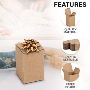 MT Products Tuck Top Kraft Paperboard Gift Box Perfect Packaging for Any Occasions Easily Assembles 2 x 2 x 3 inches (30 Pieces)