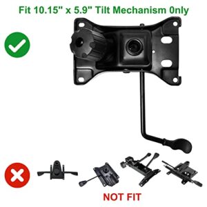 MySit Heavy Duty 500 LBs Office Chair Tilt Mechanism Replacement Parts, 5.9'' x 10.15" Mounting Holes Tilt Control Mechanism