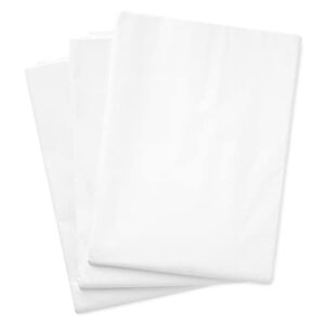 hallmark white tissue paper (100 sheets) for birthdays, easter, mothers day, graduations, gift wrap, crafts, diy paper flowers, tassel garland and more