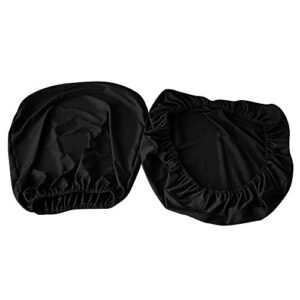 Flexible Computer Chair Cover Office Swivel Chair Cover- Protective & Stretchable Universal Chair Covers Stretch Rotating Chair Slipcover (Black)