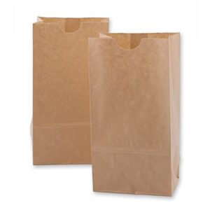 extra small brown paper bags 3 x 2 x 6″ party favors, paper lunch bags, grocery bag, wedding favor bags, kraft bags, paper bags 100 per pack