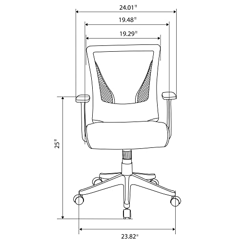 Brenton Studio® Radley Task Chair, Black