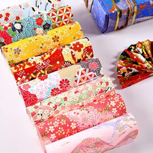 10 Sheets of Japanese Style Thickened Roller Gift Wrapping Paper for Christmas,Wedding,Birthday,Baby Shower,Valentine,Gift Box Packing DIY Craft,17.3" x 23.23" (Pink)