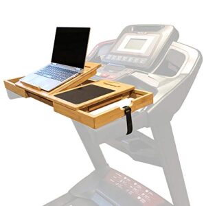 smartfitness universal treadmill desk, treadmill laptop holder, treadmill laptop stand, treadmill laptop desk, treadmill desk attachment, laptop mount, computer stand for treadmill (patent pending)