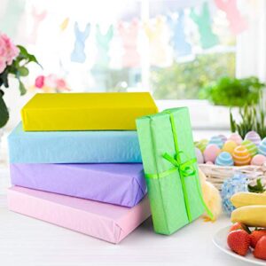 MIAHART Multicolor Tissue Paper Bulk 60 Sheet Assorted Wrapping Paper for Happy Easter Day DIY Crafts Birthday Party Packing Decoration (Multicolor 1)