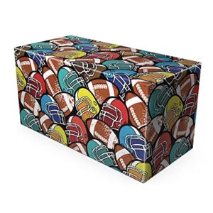 ldgooael birthday wrapping paper for boys, girls, kids. football patterns. gift paper for christmas,party,baby shower-1 pack contains 8 sheets-19.6 inch x 27.5 inch per sheet,folded flat, not rolled