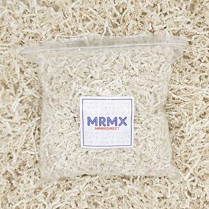 MRMX (1/2 lb) 8oz Crinkle Cut Paper Shred Fillers in Zip Lock Bag for Gift Baskets, Bags, Boxes. Make Gifts Look Pretty! IVORY