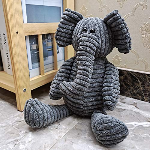 Interior Door Stopper Fabric Doorstops Decorative Sitting Elephant Lover Gifts Dark Grey