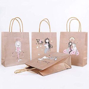 [250 Pack] Heavy Duty 10x13 Kraft Paper Bags 250 pc 10x5x13 Kraft Paper Bags Brown Paper Bags Brown Gift Bags Kraft Shopping Bags Kraft Retail Bags Paper Gift Recycled Paper Bags Kraft Paper Bags with Handles Bulk