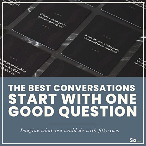 SO … Cards Questions for Deeper Conversations – Made for Parties, Dinners, and Travel (Volume Three)