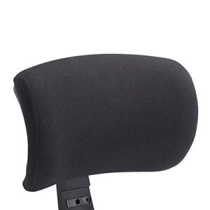 clatina adjustable height upholstered headrest for 247 series ergonomic high swivel executive chair (black)