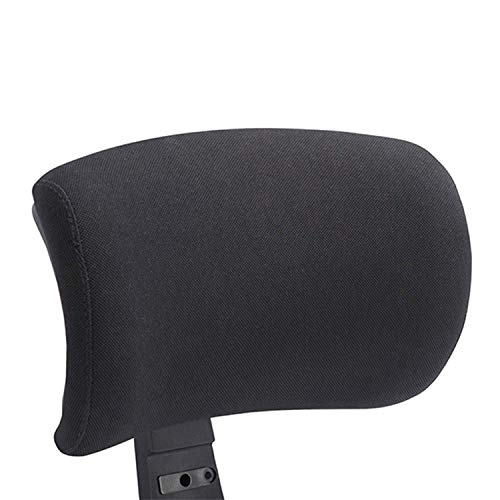 CLATINA Adjustable Height Upholstered Headrest for 247 Series Ergonomic High Swivel Executive Chair (Black)