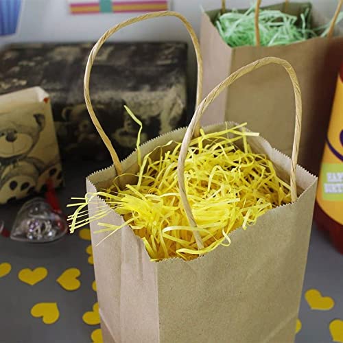 Juvale Small Kraft Party Favor Gift Bags with Handles for Birthday (8.5 x 5.25 in, 36 Count)