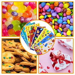 HABILE 120 plastic birthday party gift bags, thick gift bags with handles, and shiny plastic party candy bags, suitable for various holiday parties