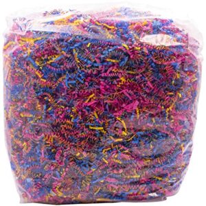 Stephanie Imports Made In USA Crinkle Cut (Zig Fill) Shredded Paper 2 lbs (Fiesta Mix)