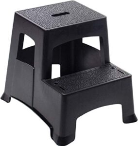 tricam trp-2 2steps 325lb step stool, black