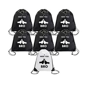 snogisa 7 pack groomsmen gift set,suit up, will you be my groomsman,proposal bags party favor bags, gift bags for groomsman father’s birthday anniversary wedding favor bags, groomsmen present ideas (black)