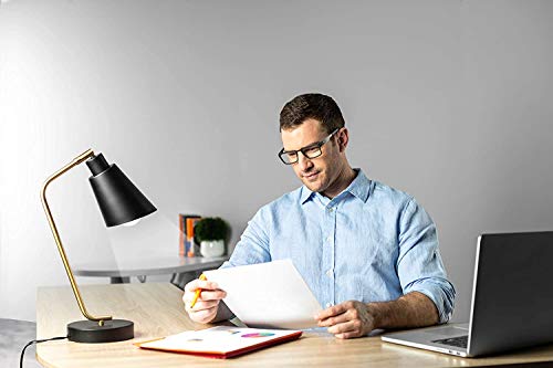 NorbFOCUS Desk Lamp LED Light Bulb. Unique Light Spectrum for Mental Performance. Supports Learning, Retention, Recall, Reading Speed. For Use as a Reading Light, Study Light, Work Light or Task Light