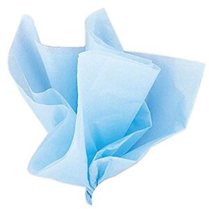 unique industries, baby blue, tissue gift wraps-20″ x 26″, 10 pcs, 10ct