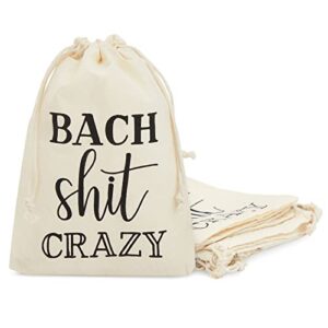 drawstring bags for bachelor and bachelorette party (6 x 8 in, 12-pack)