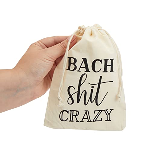 Drawstring Bags for Bachelor and Bachelorette Party (6 x 8 in, 12-Pack)