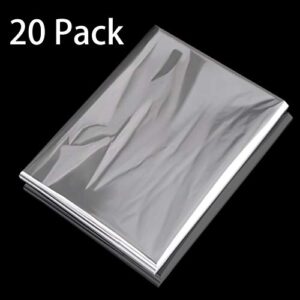 Awpeye Cellophane Bags, Large Clear Cellophane Wrap for Baskets, Gifts 24"x 30" 2 Mil Thick (20 Pack)