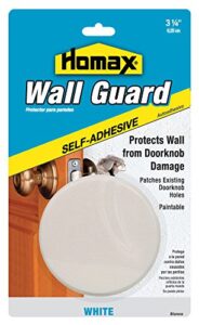 homax group 5105 wall guard door knob bumper plate, 5-inch