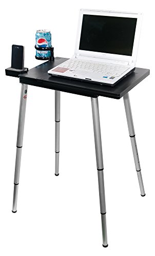 Tabletote Plus Portable Compact Lightweight Adjustable Height Laptop Notebook Computer Stand Table Desk