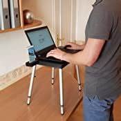 Tabletote Plus Portable Compact Lightweight Adjustable Height Laptop Notebook Computer Stand Table Desk