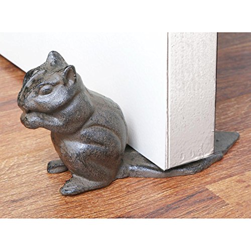 Cast Iron Chipmunk Floor Stop