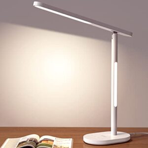beyondop led desk lamp, eye-caring desk lamps for home office,1000lum super bright dimmable brightness desk light with night light & auto timer,table lamp for reading,studying,working