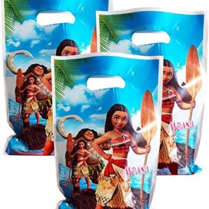 30 PCS MoanaParty Gift Bags Party Supplies for Moana Themed Party Birthday Decoration Gift Bags suppliers