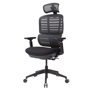 WorkPro® Momentum Ergonomic Mesh Active High-Back Chair, Black