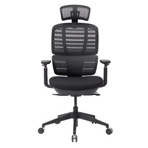 WorkPro® Momentum Ergonomic Mesh Active High-Back Chair, Black