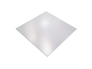 floortex polycarbonate xxl office mat 60″ x 60″ for hard floors, clear (fr1215015019er)
