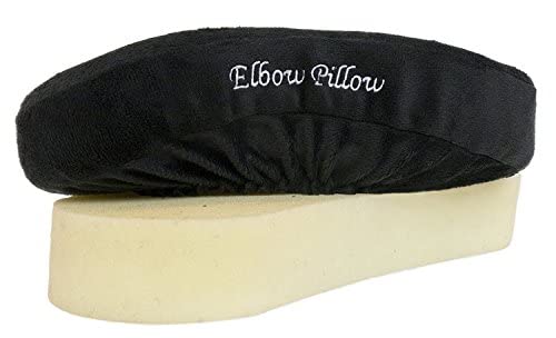 Elbow Pillow --- Jumbo Memory Foam Arm Rest Office Chair Arm Computer Pads - Universal Cushion Covers for Armrest and Elbow Relief (2 Pad Set)