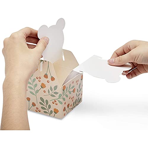 Baby Shower Party Favor Boxes, We Can Bearly Wait (36 Pack)