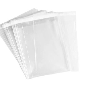 4-5/8” x 5-3/4” resealable cello cellophane bags – fits a2 card w/envelope photos jewelry candy treats cookie bakery (100 count)