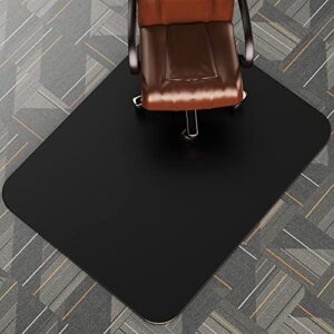 office chair mat for carpet, hardwood and tile floor, 1/5″ thick desk chair mat, 35″ x 45″ anti-slip carpet chair mats for r low/medium pile carpets