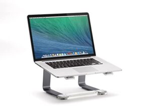griffin elevator laptop stand – elevate your laptop to a comfortable viewing height, space grey (gc42029)