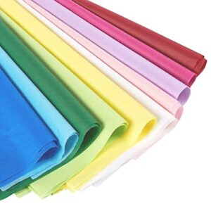 120 sheets of 20 x 26″ tissue paper for gift bags wrapping, 10 assorted colors, bulk for arts, crafts, packaging, party decor
