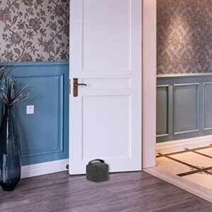PUNP 4.4 pounds Door Stopper, Decorative Rustic Door Stopper-Weighted Fabric Door Stopper for Your Bedroom, Bath and Exterior Doors